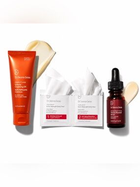 Dr Dennis Gross Vitamin C Cleansing Oil / Advanced Retinol Texture Serum